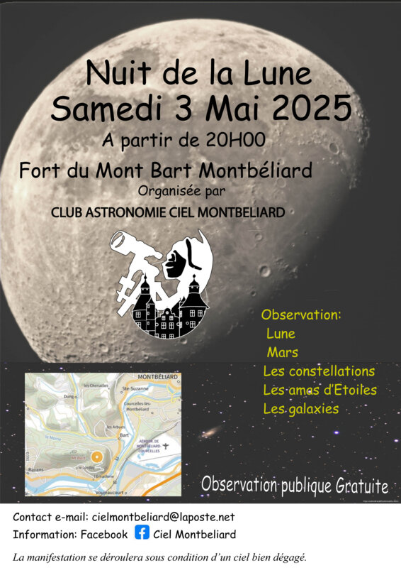 Observation astronomique publique Nuit de la Lune